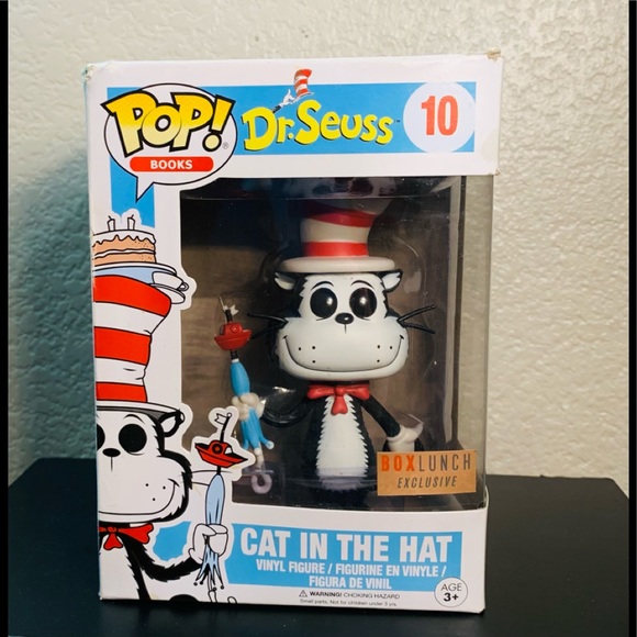 Funko Dr. Seuss The Cat In The Hat Vinyl Figure NEW - Picture 7 of 7